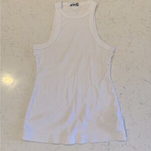 James Perse Cutaway Rib Tank - 0 but fits like a small.